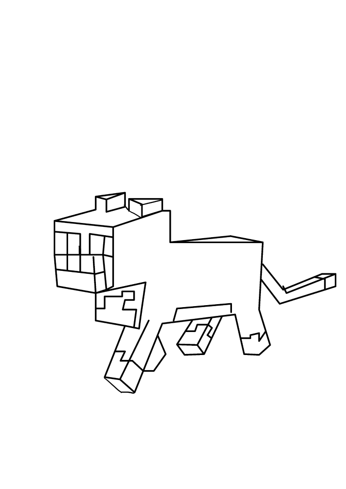 Little cow from minecraft